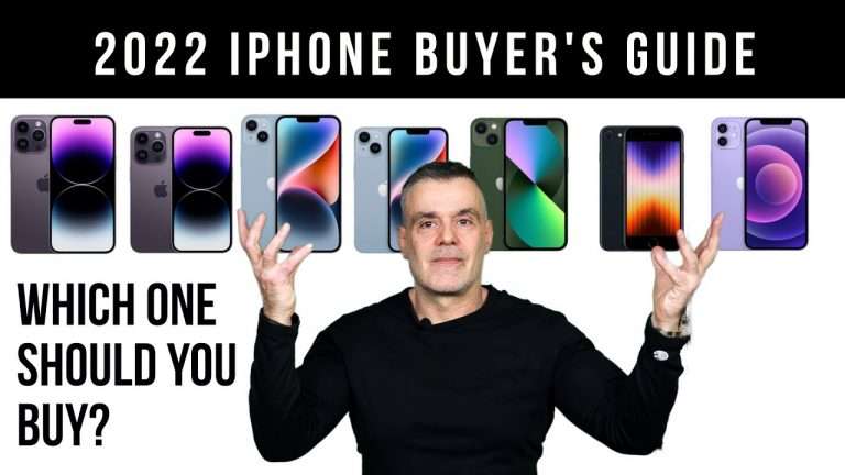 Read more about the article 2022 iPhone Buyer’s Guide